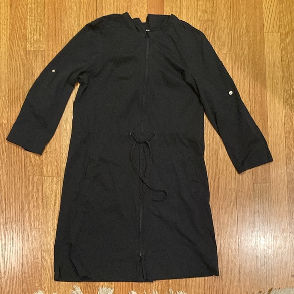 J Jill Black Cotton Zip Up Hoodie Size Small - Picture 12 of 16